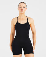 Sculpt Backless All In One - Noir