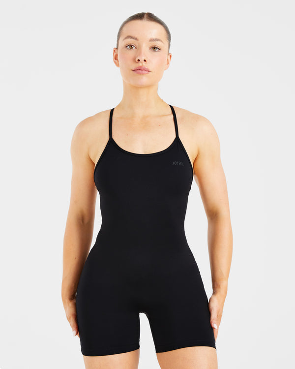 Sculpt Backless All In One - Noir