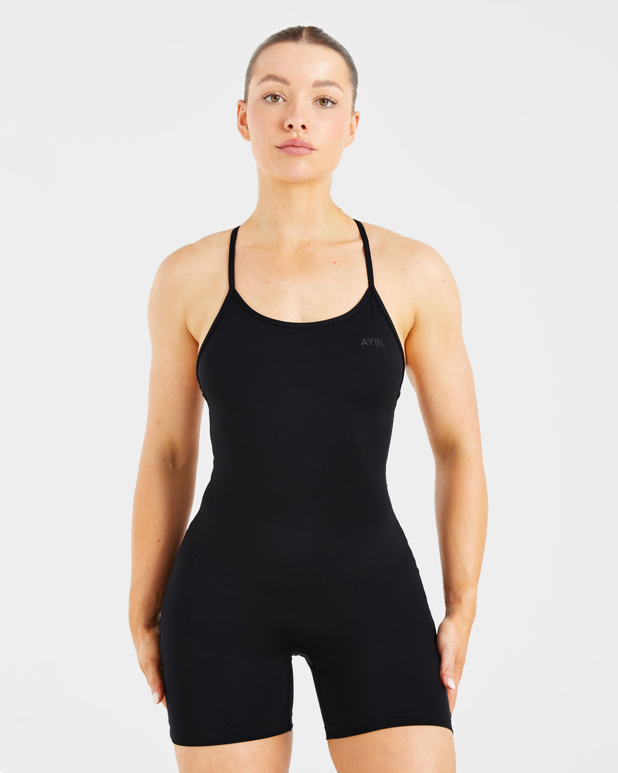 Sculpt Backless All In One - Noir