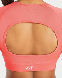 Adapt Seamless Crop Top - Summer Pêche