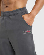 Athletics Oversized Joggers - Charcoal