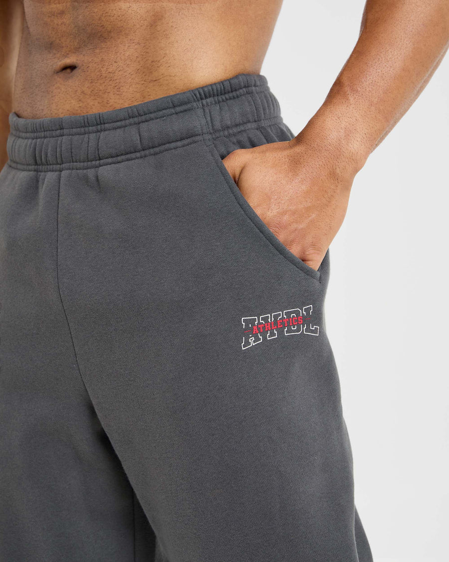 Athletics Oversized Joggers - Charcoal