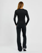 Sculpt Long Sleeve Top - Noir
