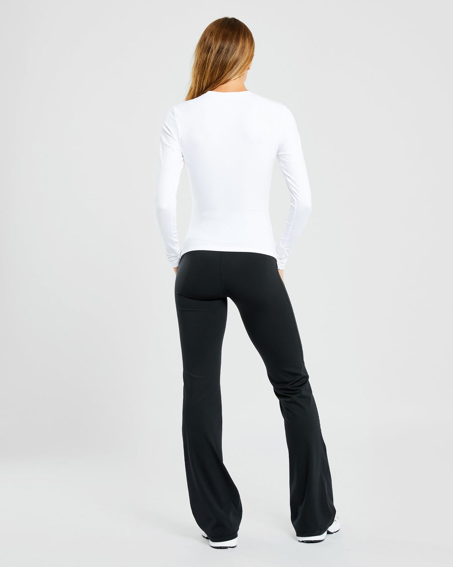 Sculpt Long Sleeve Top - Blanc
