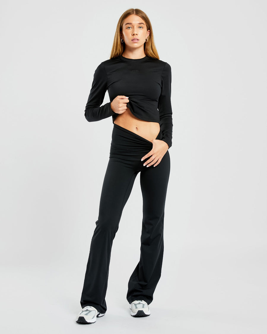 Sculpt Long Sleeve Top - Noir