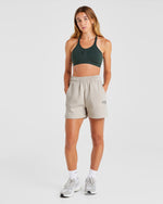 AYBL Club Shorts - Sand/Vert
