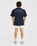 Essential Oversized T Shirt - Navy