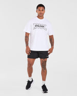 Athletics Oversized T Shirt - Blanc