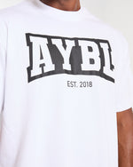 Academy Oversized T Shirt - Blanc