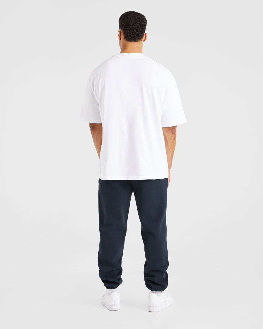 Etched Joggers - Navy