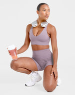 Staple Shorts - Mauve Violet