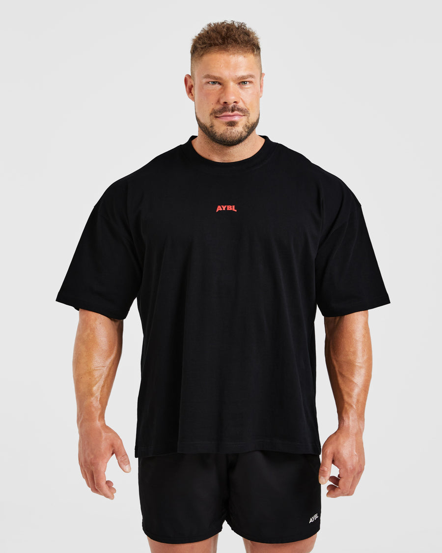 Wesley Vissers X Beyond Limits Oversized T Shirt - Noir/Charcoal