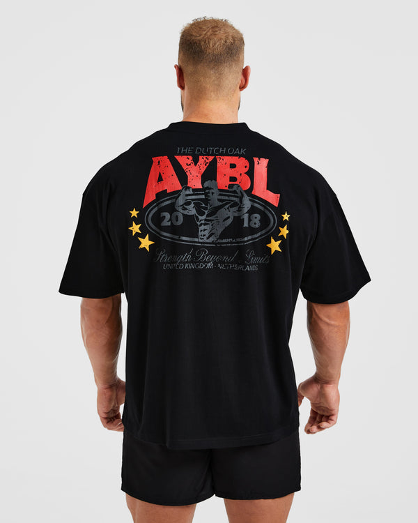 Wesley Vissers X Beyond Limits Oversized T Shirt - Noir/Charcoal