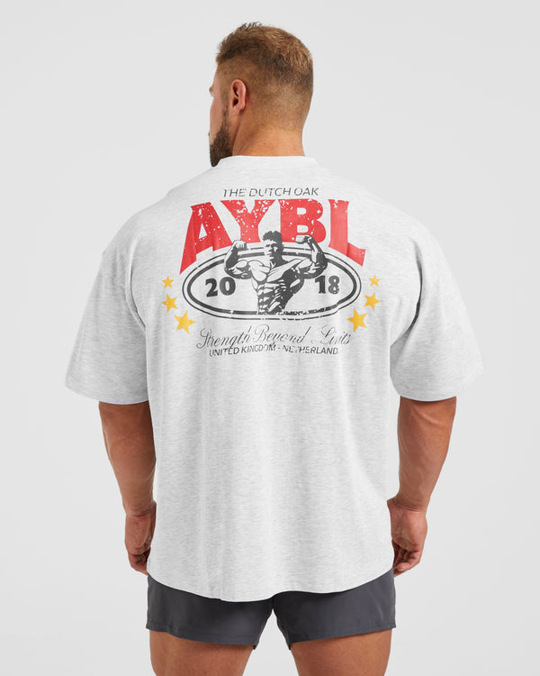 Wesley Vissers X Beyond Limits Oversized T Shirt - Gris Marl