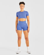 Balance V3 Seamless Shorts - Bright Cobalt